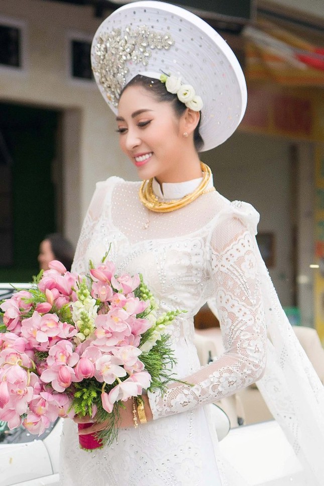 Hoa hậu Đại dương Đặng Thu Thảo chính thức lên xe hoa về nhà chồng ảnh 2