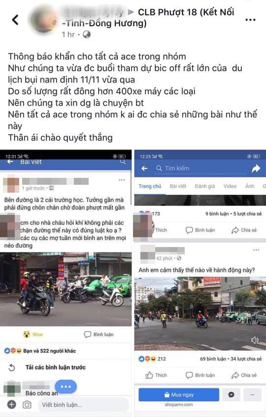 Công an truy tìm nhóm phượt thủ chặn đường để đoàn xe của mình qua ngã tư như xe ưu tiên ảnh 1