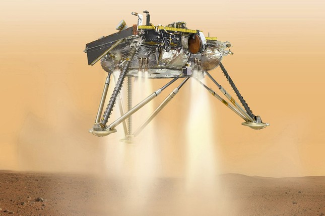 Tàu vũ trụ NASA hạ cánh xuống sao Hỏa sau chuyến đi 6 tháng ảnh 1