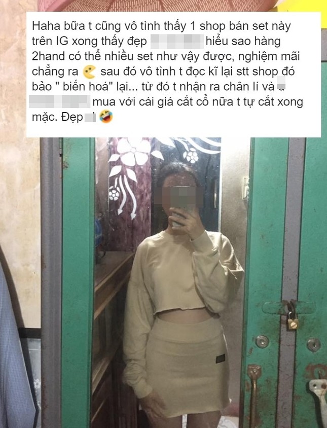 Cô gái "bóc phốt" cửa hàng online "siêu khôn": Biến một chiếc áo thành cả set đồ, bán lời gấp đôi! ảnh 5