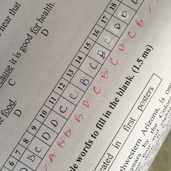 "Chiến binh" trắc nghiệm phòng thi: Có 20 câu thì khoanh sai... 19 câu ảnh 5