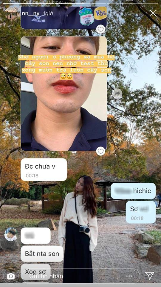 Mua son tặng bạn gái và hành động dễ thương của Minh Vương khiến dân mạng phát cuồng ảnh 1
