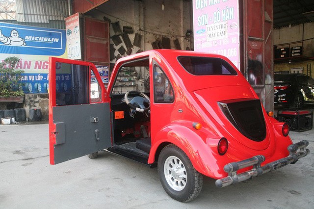 Nam sinh lớp 11 lắp ráp ô tô chạy bằng năng lượng mặt trời ảnh 5