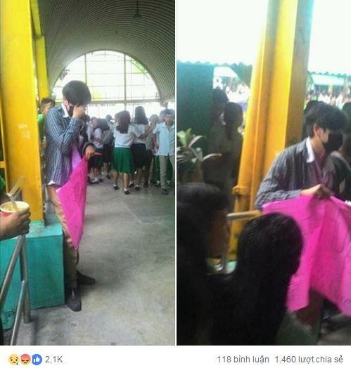 "Free Hugs" nhân dịp sinh nhật Jin (BTS), fanboy này lại bị bạn bè hắt nước, chế giễu ảnh 2