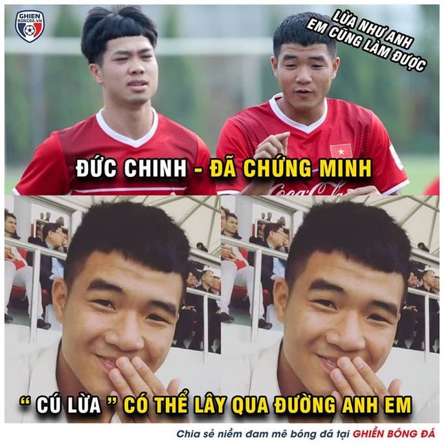 Ghi bàn, Đức Huy được chế ảnh "ăn mừng phong cách quý tộc" ảnh 6