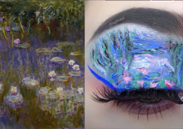 Độc đáo chưa? Bản sao "Đêm đầy sao" của Van Gogh trên... mí mắt ảnh 2