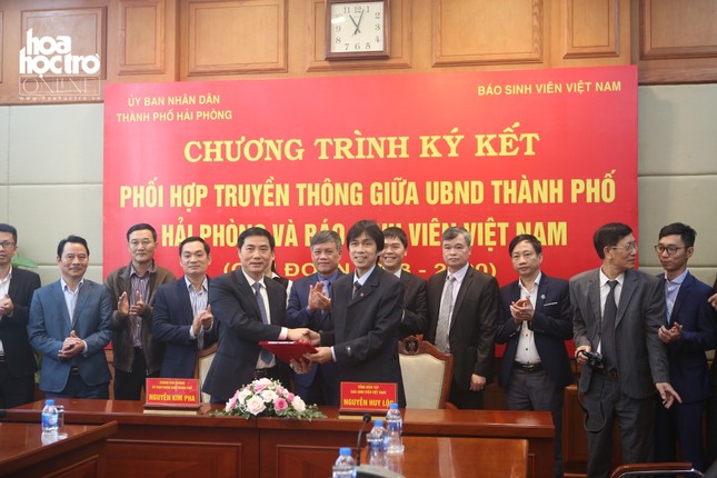 Báo Sinh Viên Việt Nam và UBND TP. Hải Phòng ký kết phối hợp truyền thông ảnh 2