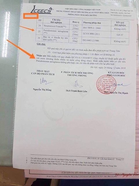 Ngàn học sinh tiểu học Hà Nội phải uống nước nhiễm khuẩn mủ xanh ở trường ảnh 3