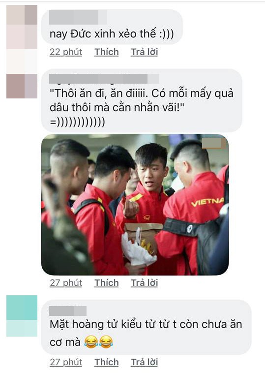 Sang Qatar tập huấn, Đức Huy được tặng bó hoa trái cây, chưa kịp ăn đã bị anh em "xin miếng" ảnh 7