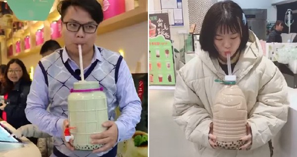 Cùng là uống trà sữa, nhưng xu hướng bây giờ là phải uống bằng... can? ảnh 1