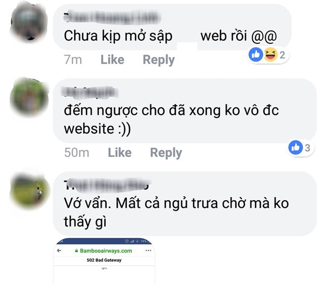 Vừa mở bán vé, trang chủ Bamboo Airways đã "sập" ảnh 1