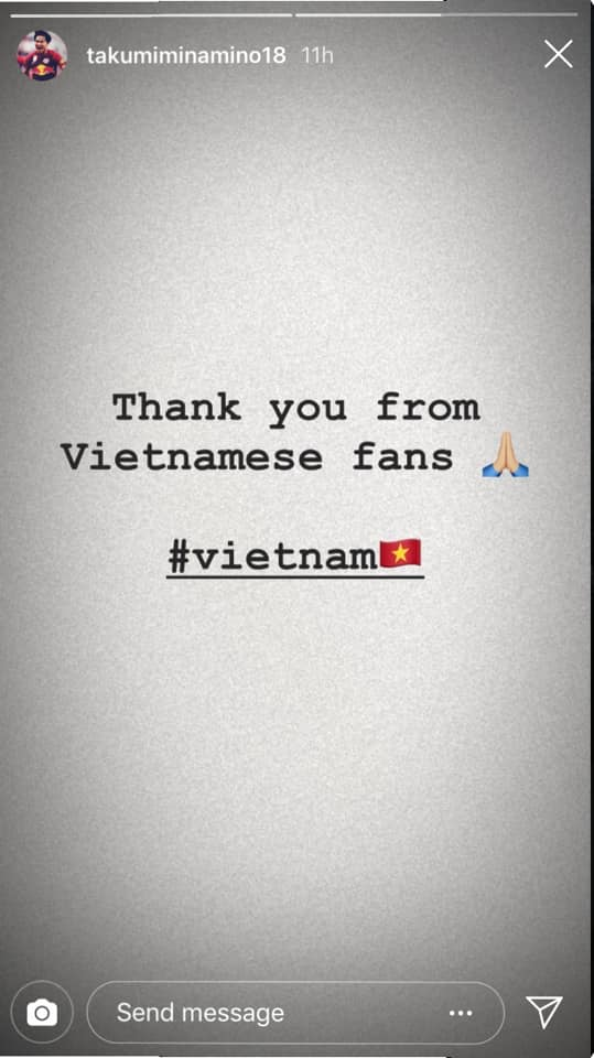 Tạm biệt Asian Cup, trai đẹp của ĐT Nhật Bản gửi lời cảm ơn đến hội chị em Việt Nam ảnh 2