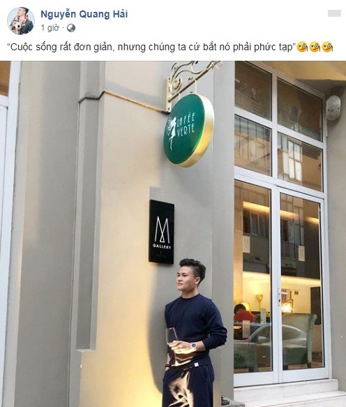 Đầu năm, Quang Hải đã trăn trở: "Cuộc sống vốn đơn giản, nhưng chúng ta cứ bắt nó phải phức tạp" ảnh 1