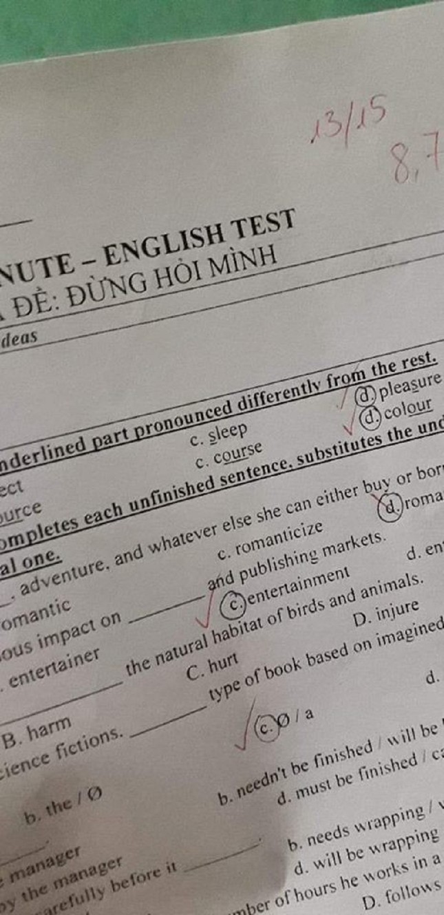 Thầy giáo cao tay, cho mã đề "bá đạo" thế này thì học sinh chỉ biết "câm nín" mà làm bài ảnh 2