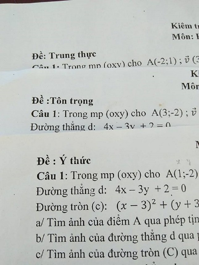 Thầy giáo cao tay, cho mã đề "bá đạo" thế này thì học sinh chỉ biết "câm nín" mà làm bài ảnh 7