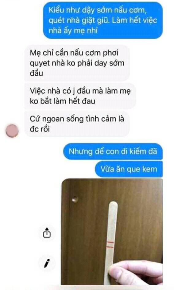 Anh chàng giả làm bạn gái có thai để thử lòng mẹ và cái kết... "khét lẹt" ảnh 4