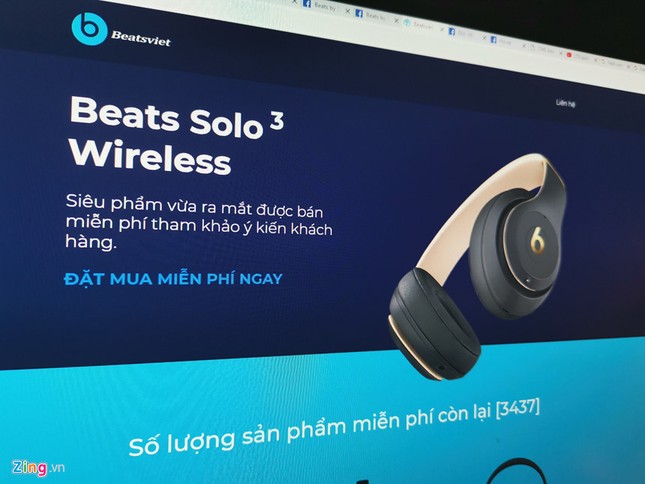 Lừa tặng tai nghe Beats trên Facebook kiếm 100 triệu/ngày ở VN ảnh 1