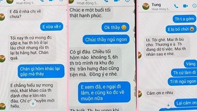 Điều chuyển thầy giáo nhắn tin với nội dung nhạy cảm cho nữ sinh ảnh 1