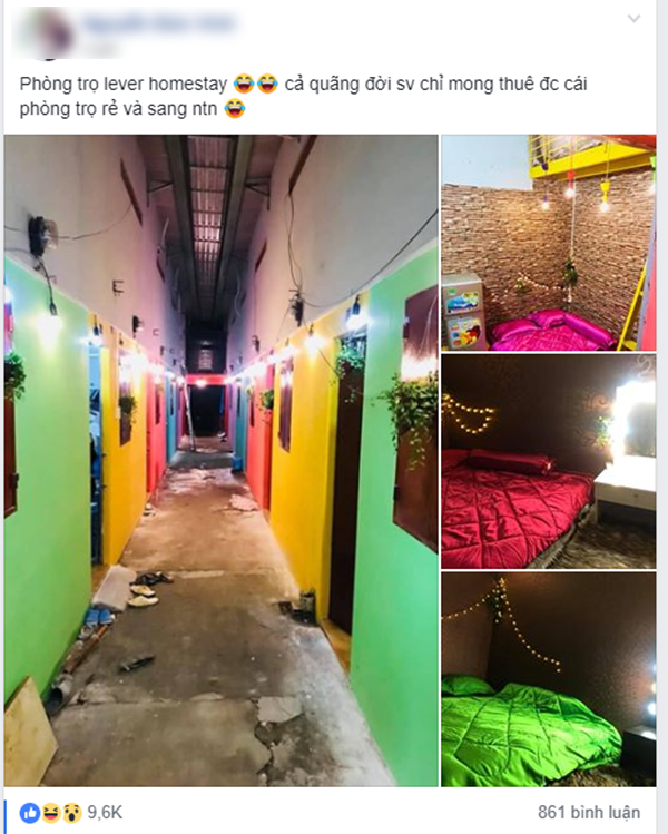 Phòng trọ đủ màu sắc "xịn" chẳng kém homestay, dân mạng thi nhau hỏi địa chỉ đến ở ảnh 1