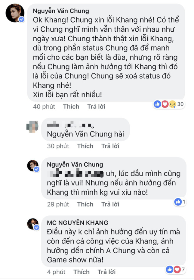 MC Nguyên Khang bức xúc khi bị nhạc sĩ Nguyễn Văn Chung tung tin đồn làm lộ đáp án gameshow "Confetti" ảnh 5