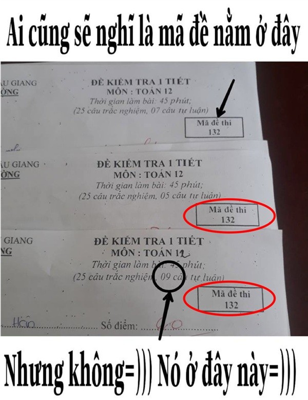 Giáo viên cho mã đề giống hệt, khi có kết quả học sinh mới biết mình "sập bẫy" ảnh 2