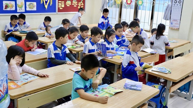 Hà Nội: Tween TH Đoàn Thị Điểm hào hứng tham gia "Ngày hội đổi sách, đọc sách 2019" ảnh 10