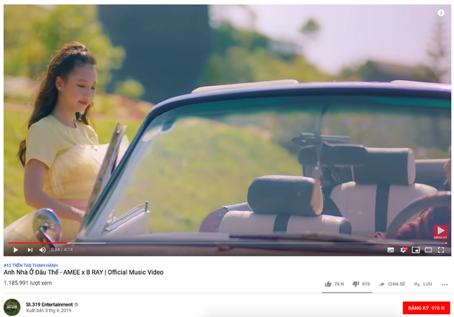 Chưa đầy 24 giờ "debut", sản phẩm của "em út" nhà St.319 AMEE lọt thẳng Top Trending ảnh 1