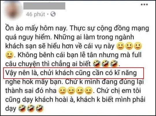 Nhân viên khách sạn ở Hà Nội: “Chửi khách cũng cần kỹ năng” và "muốn đấm vào mặt Khoa Pug" ảnh 1
