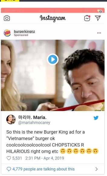 Burger King New Zealand phải xóa quảng cáo bị cho là chế giễu văn hóa ẩm thực Việt Nam ảnh 2