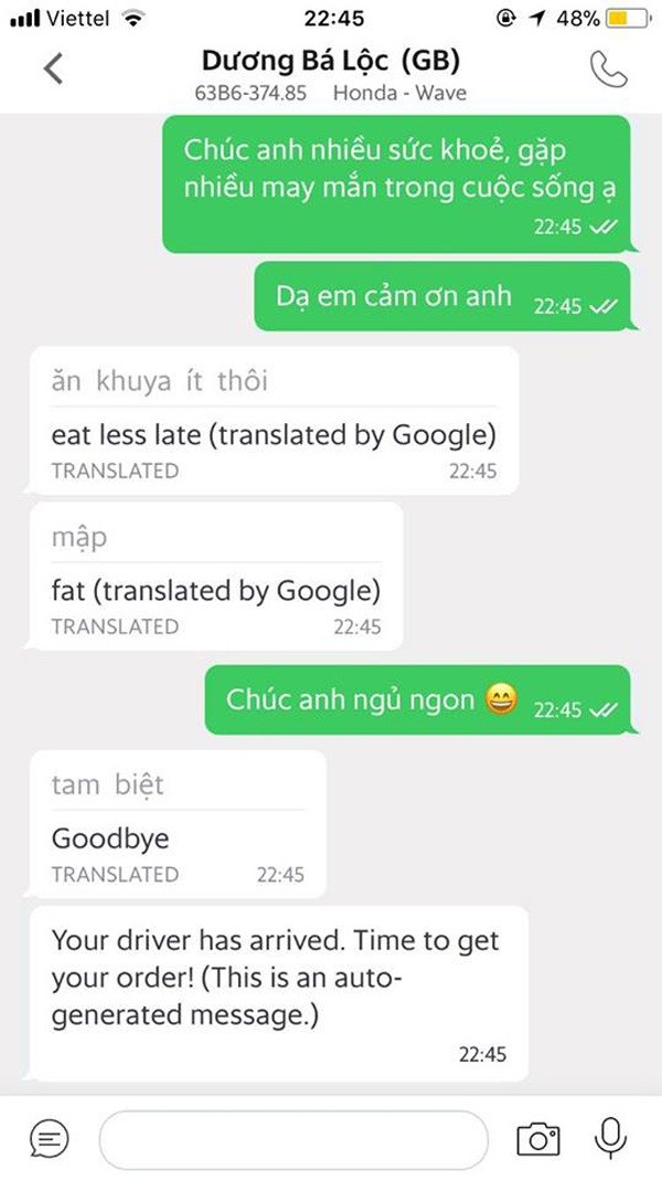 Giao đồ ăn tặng kèm bịch bánh tráng, nhắc khách "ăn khuya ít thôi không mập", chàng Grab nhận "5 sao" ảnh 6