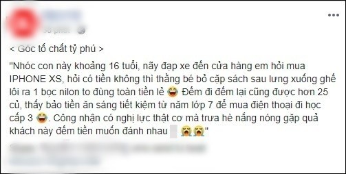 Tiết kiệm 3 năm tiền ăn sáng, cậu bé 16 tuổi đạp xe đi mua iPhone XS: Đủ để nể chưa? ảnh 1