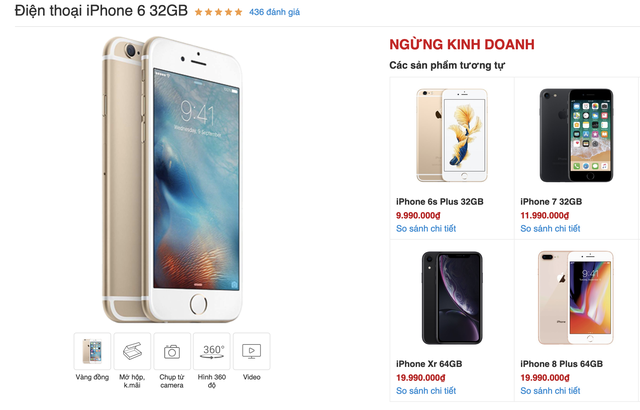 Sau 5 năm, iPhone 6 chính thức khai tử tại Việt Nam ảnh 1