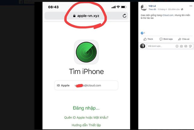 Giả mạo Apple, lừa chiếm iPhone đòi tiền chuộc ở Việt Nam ảnh 2