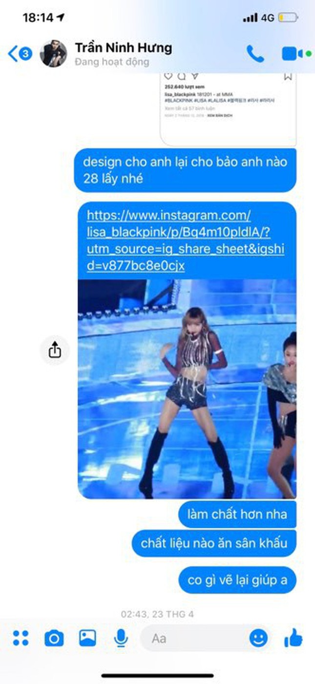 Gây tranh cãi khi "đụng hàng" với trang phục của Lisa (Black Pink), stylist của Bảo Anh nói gì? ảnh 5