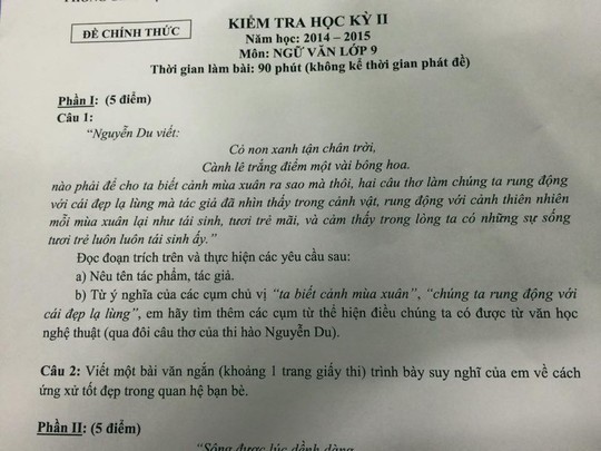 Cả trang giấy chỉ có một "dấu chấm", cộng đồng mạng phấn khích với đề Văn "thách thức" ảnh 4