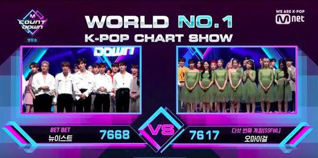 NU'EST phải "trả lại cúp" cho Oh My Girl sau sự cố tính nhầm điểm của "M! Countdown" ảnh 1