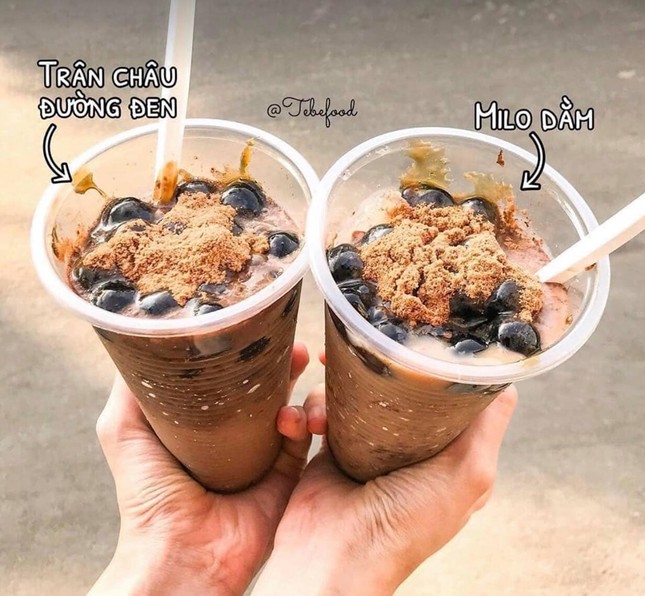 Milo dầm đã ngon nay còn ngon gấp bội khi kết hợp với trân châu đường đen ảnh 5