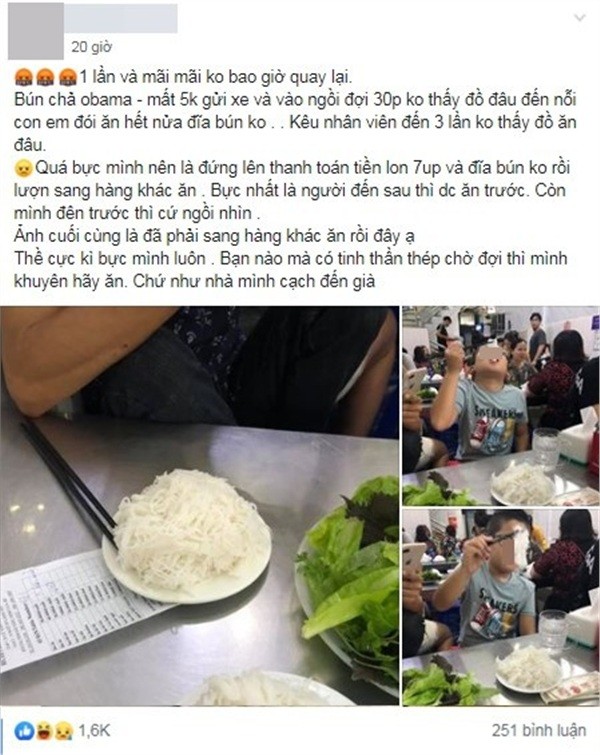 "Bún chả Obama" liên tiếp bị chê, dân tình ngán ngẩm: "Ăn 1 lần không bao giờ quay lại nữa" ảnh 1