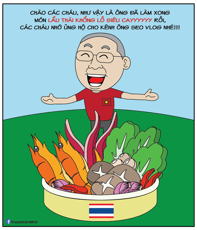 Việt Nam chiến thắng, dân mạng ăn mừng với loạt ảnh chế "lẩu thái siêu cay khổng lồ"! ảnh 3