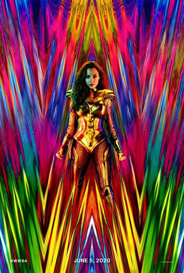 Poster chính thức của "Wonder Woman 1984" làm fan liên tưởng tới... 5 anh em siêu nhân ảnh 1