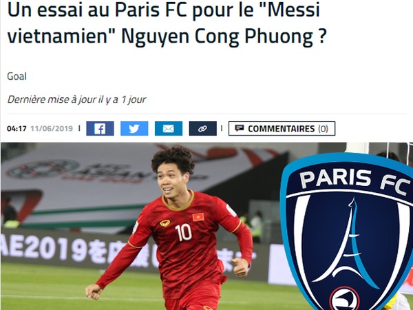 Báo Pháp nói gì về việc Công Phượng sang Pháp thử việc? ảnh 1