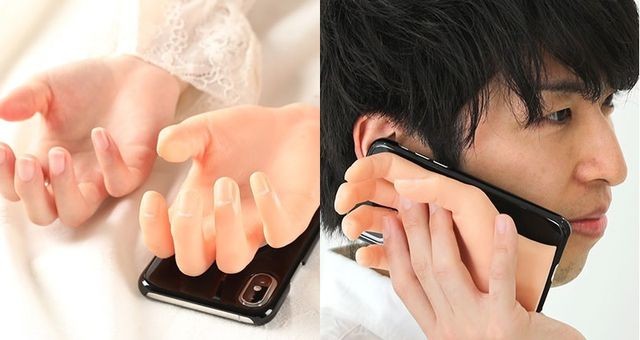Nhật Bản: Ốp điện thoại "tay nắm tay" cho người ế bền vững ảnh 1