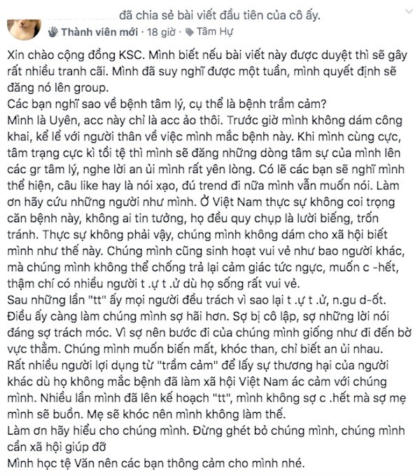 Mắc bệnh trầm cảm, cô gái 19 tuổi "cầu cứu" bằng cuốn nhật kí hình ảnh ảnh 1