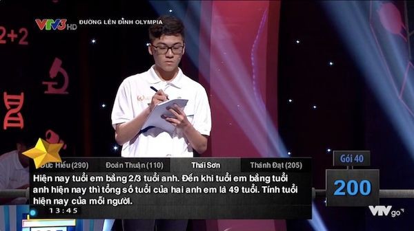 Lại thêm một câu hỏi ở "Đường lên đỉnh Olympia" khiến cộng đồng mạng dậy sóng ảnh 1