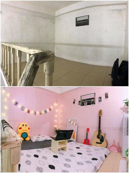Chỉ với 2 triệu, 9X đã "cải tạo" căn phòng trọ cũ kỹ thành một nơi siêu xinh, nhìn là mê ảnh 1