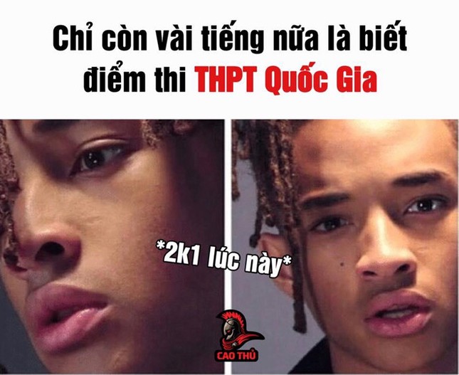 Ảnh chế sĩ tử 2K1 "khóc ròng" khi ngày mai biết điểm thi THPT quốc gia ảnh 2