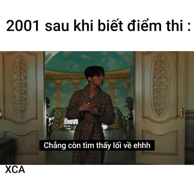 Ảnh chế Sơn Tùng, Đen Vâu nói thay cảm xúc 2K1 sau khi biết điểm thi ảnh 1