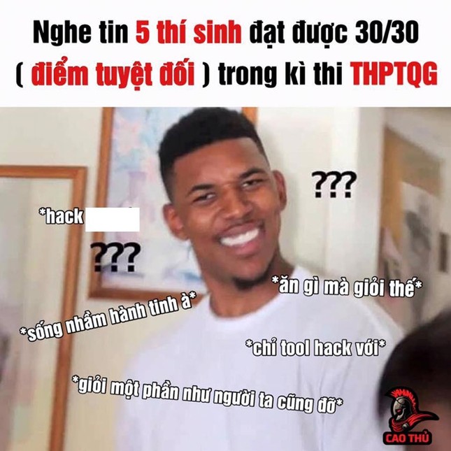 Ảnh chế Sơn Tùng, Đen Vâu nói thay cảm xúc 2K1 sau khi biết điểm thi ảnh 3