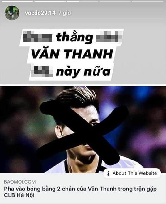 Hot nhất hôm nay: Bạn gái hậu vệ CLB Hà Nội xúc phạm Văn Thanh, đáp trả cực gắt anti-fan ảnh 1