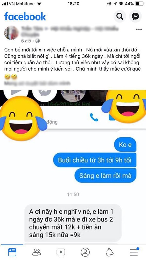 "Khoe" chuyện nhân viên đòi tăng lương thử việc từ 9K lên 12K/h, thanh niên bị "ném đá" kịch liệt ảnh 1